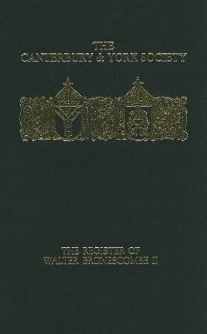 The Register of Walter Bronescombe, Bishop of Exeter, 1258-80: II 1