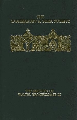 Register of Walter Bronescombe, Bishop of Exeter, 1258-80: III