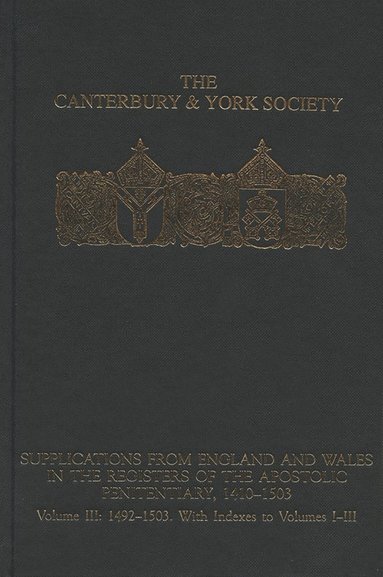 bokomslag Supplications from England and Wales in the Registers of the Apostolic Penitentiary, 1410-1503