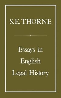 bokomslag Essays in English Legal History