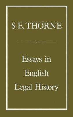 bokomslag Essays in English Legal History