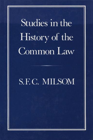 bokomslag Studies in the History of the Common Law