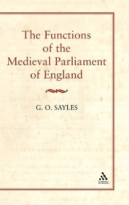 bokomslag Functions of the Medieval Parliament of England