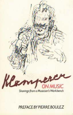bokomslag Klemperer on Music