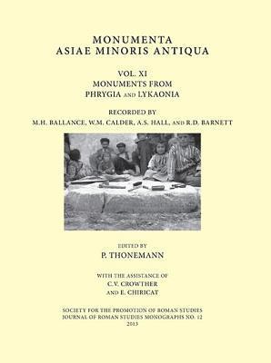 bokomslag Monumenta Asiae Minoris Antiqua Vol. XI