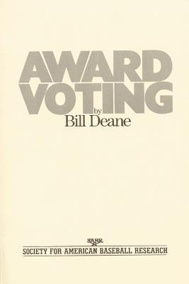 bokomslag Award Voting