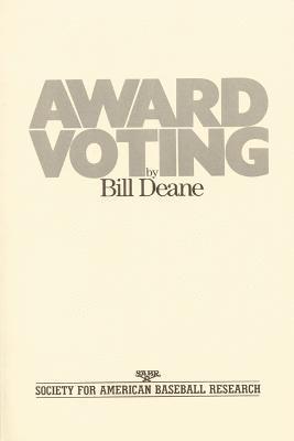 Bill Deane - Award Voting, Häftad