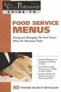 bokomslag Food Service Professionals Guide to Food Service Menus