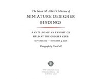 bokomslag The Neale M. Albert Collection of Miniature Designer Bindings
