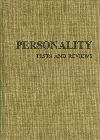 bokomslag Personality Tests and Reviews I