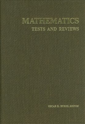 Mathematics Tests and Reviews 1