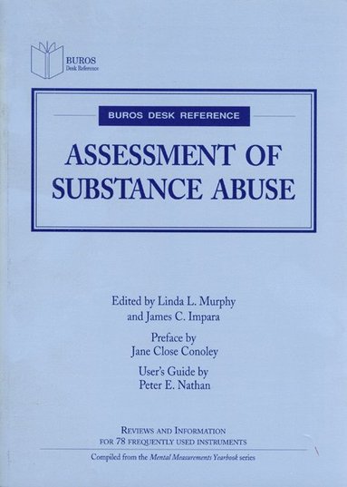 bokomslag Assessment of Substance Abuse