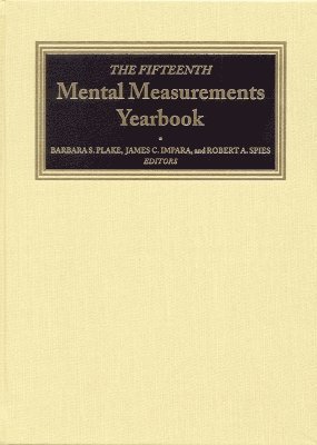 The Fifteenth Mental Measurements Yearbook 1