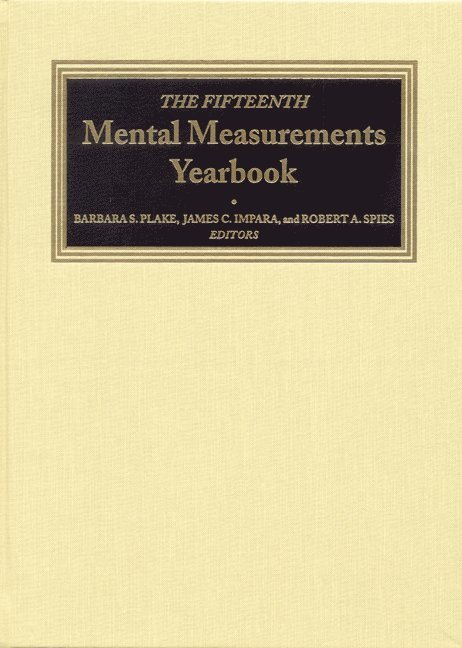 Fifteenth Mental Measurements Yearbook
