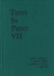 bokomslag Tests in Print: v. 7