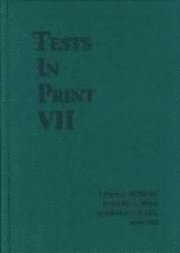 Tests in Print: v. 7 1