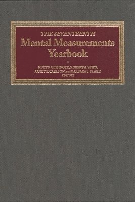 bokomslag The Seventeenth Mental Measurements Yearbook