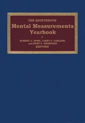 bokomslag The Eighteenth Mental Measurements Yearbook