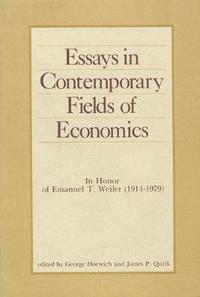 bokomslag Essays in Contemporary Fields of Economics