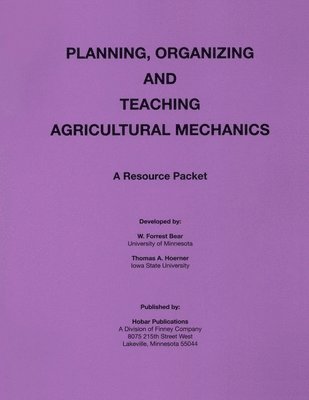 bokomslag Planning Organization And Teaching Agricultural Mechanics