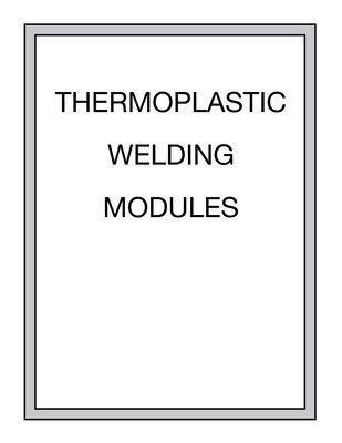 bokomslag Thermoplastic Welding Modules