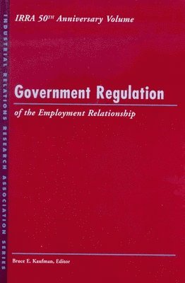bokomslag Government Regulation of the Employment Relationship