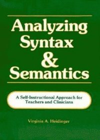 bokomslag Analyzing Syntax and Semantics Textbook