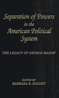 bokomslag Separation of Powers in the American Political System