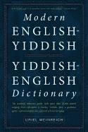 bokomslag Modern English-Yiddish Yiddish-English Dictionary
