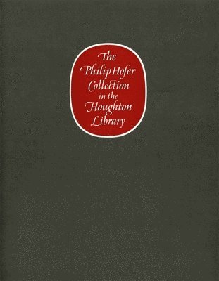 Eleanor Garvey - Philip Hofer Collection in the Houghton Library, Häftad