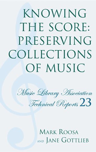 Mark Roosa, Jane Gottlieb - Knowing the Score, Häftad