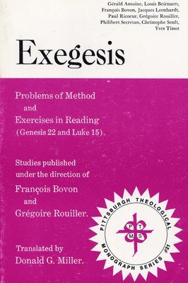 Francois Bovon, etc. - Exegesis, Häftad