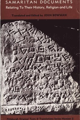 bokomslag Samaritan Documents