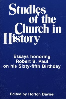 bokomslag Studies of the Church in History