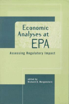 Richard D. Morgenstern - Economic Analyses at EPA, Häftad