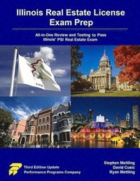 bokomslag Illinois Real Estate License Exam Prep: All-in-One Review and Testing To Pass Illinois' PSI Real Estate Exam