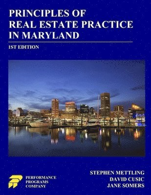 bokomslag Principles of Real Estate Practice in Maryland: 1st Edition