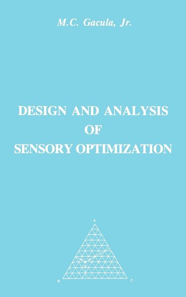 bokomslag Design and Analysis of Sensory Optimization
