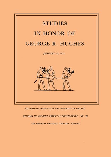J. H. Johnson, E. F. Wente - Studies in Honor of George R. Hughes, Häftad