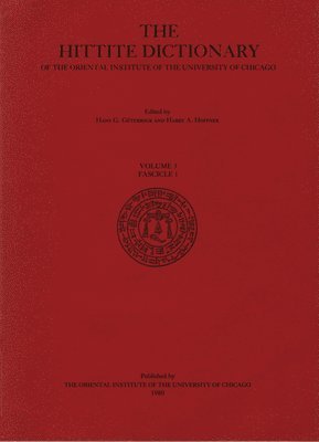 bokomslag Hittite Dictionary of the Oriental Institute of the University of Chicago Volume L-N, fascicle 1 (la- to ma-)