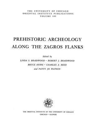 Prehistoric Archaeology along the Zagros Flanks 1