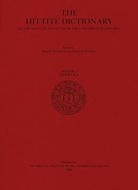 bokomslag Hittite Dictionary of the Oriental Institute of the University of Chicago Volume L-N, fascicle 2 (-ma to miyahuwant-)