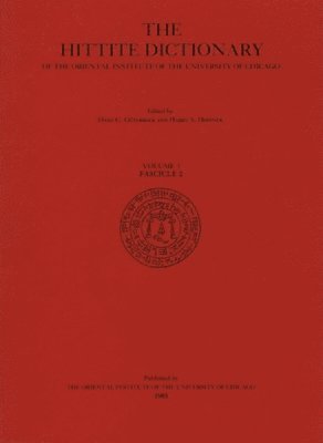 bokomslag Hittite Dictionary of the Oriental Institute of the University of Chicago Volume L-N, fascicle 2 (-ma to miyahuwant-)