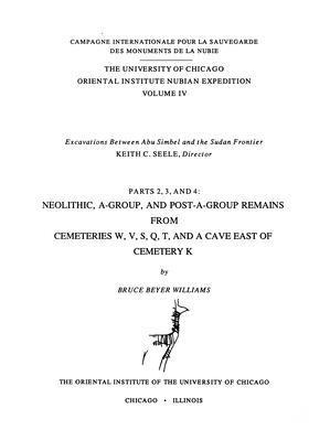 Bruce B Williams, Bruce B. Williams - Excavations Between Abu Simbel and the Sudan Frontier, Parts 2, 3, and 4, Inbunden