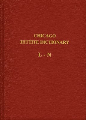 bokomslag Hittite Dictionary of the Oriental Institute of the University of Chicago Volume L-N, fascicle 4