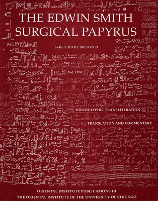 bokomslag Edwin Smith Surgical Papyrus. Volume 1