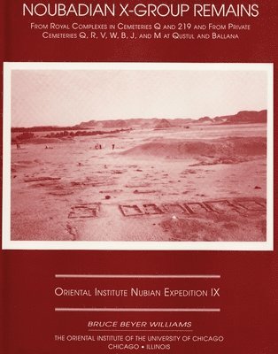Bruce B. Williams - Excavations Between Abu Simbel and the Sudan Frontier, Part 9, Inbunden