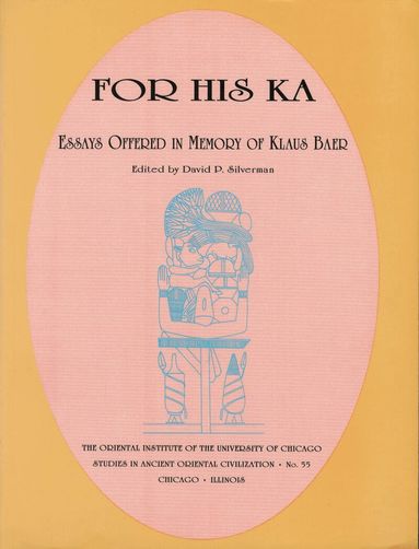 D. P. Silverman - For His Ka, Häftad