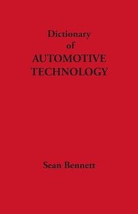 bokomslag Dictionary of Automotive Technology