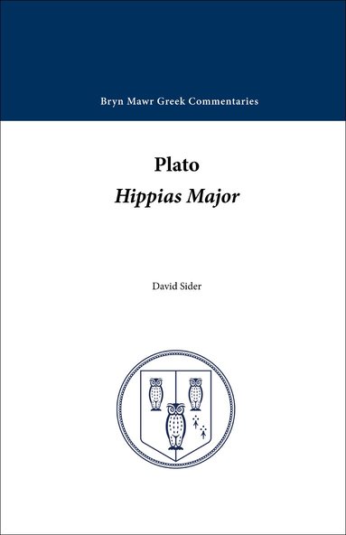 Plato, David Sider - Hippias Major, Häftad